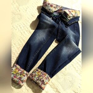 Desiguel Women's Jeans Bohemian  Unique Denim Jeans For Women Size 2